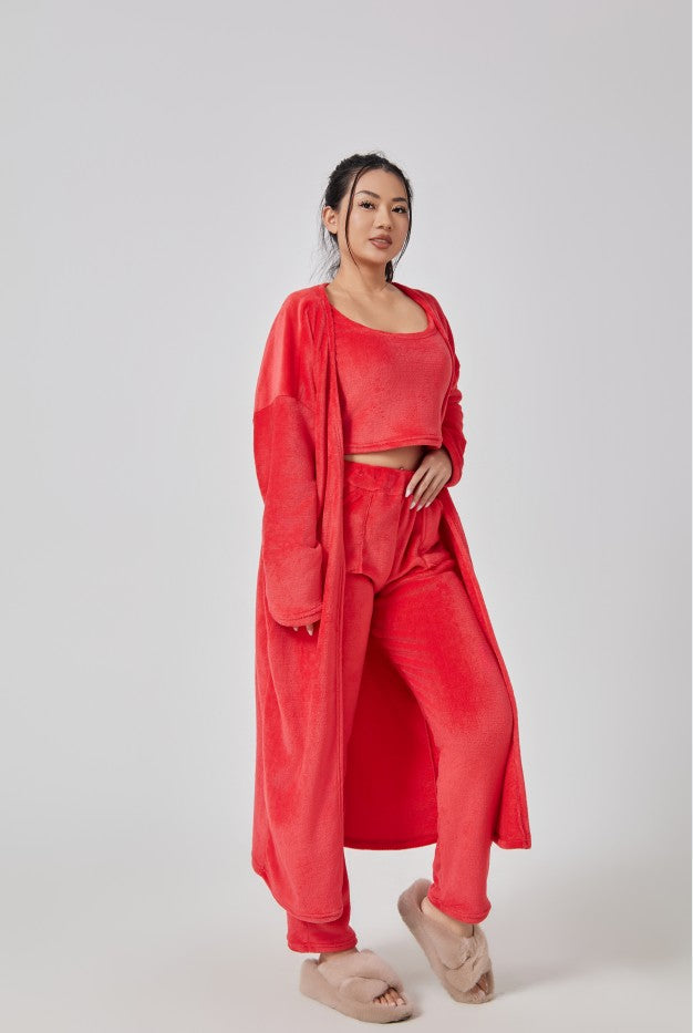 Cozy 3-piece Pajama Set - Rockint