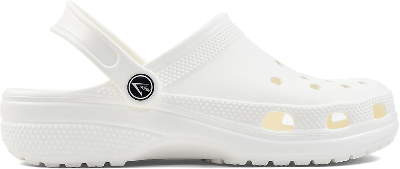 classic white slip on clogs