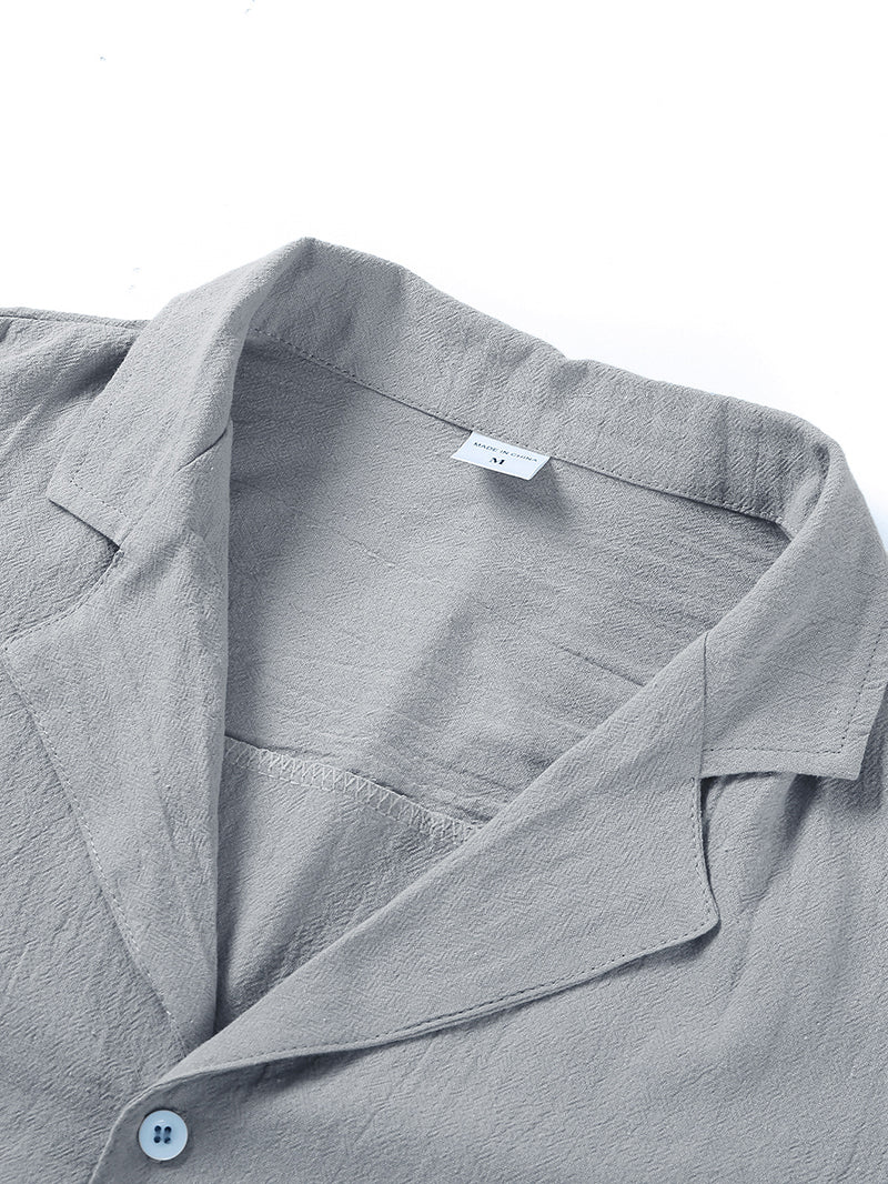 Men's Casual Button-Down Shirt Short Sleeve - Rockint