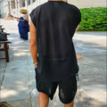 Casual Loose Short-Sleeve Top and Shorts Set Men's Clothing - Rockint