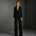 Women's Casual Suit Set - Slim Fit Blazer and Dress Pants Two Piece Office Outfit - Rockint