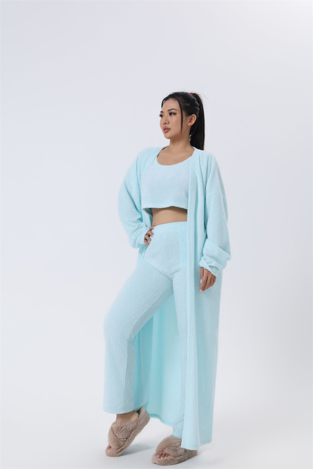 Cozy 3-piece Pajama Set - Rockint