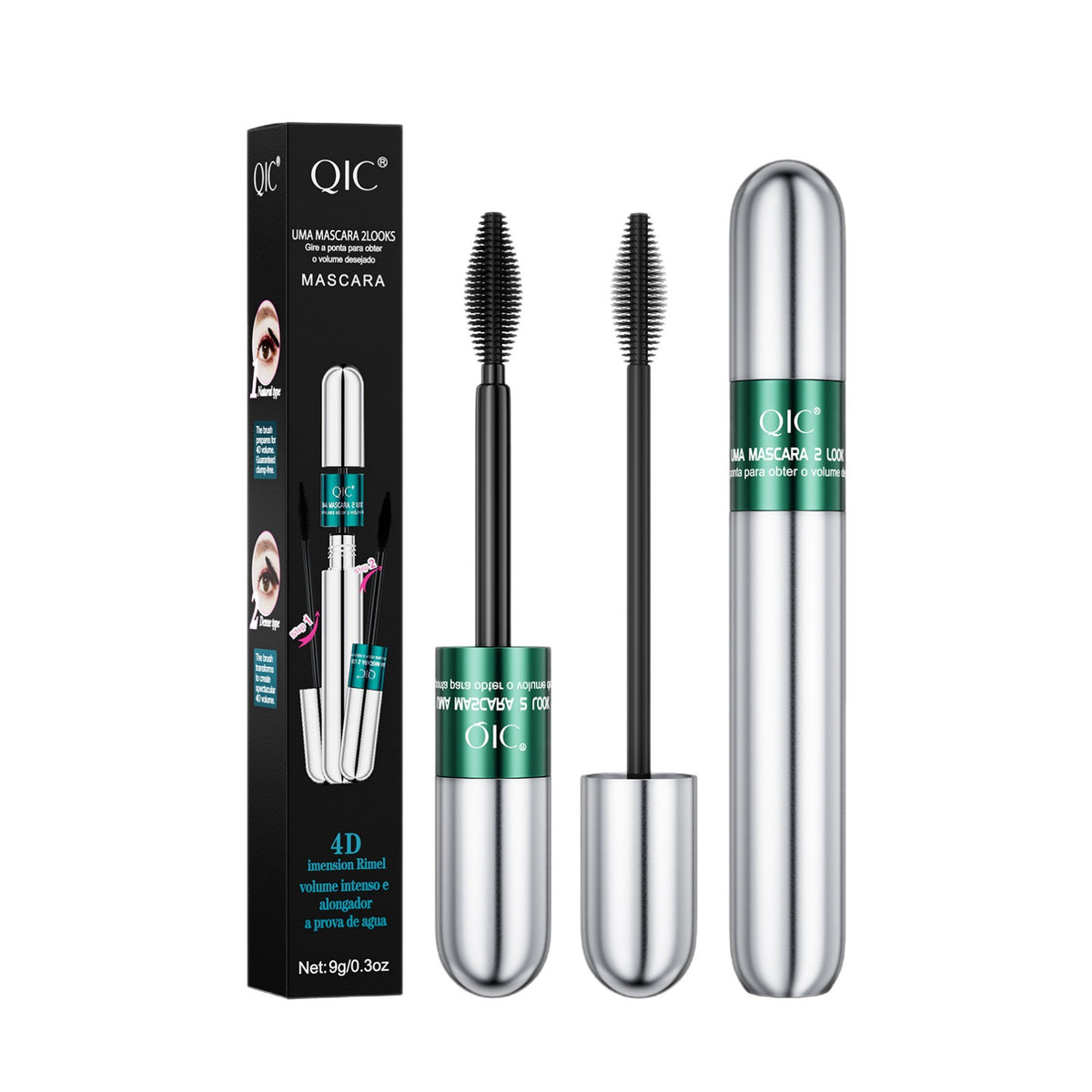 Waterproof long thick curly non-blooming mascara - Rockint