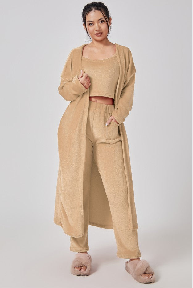 Cozy 3-piece Pajama Set - Rockint