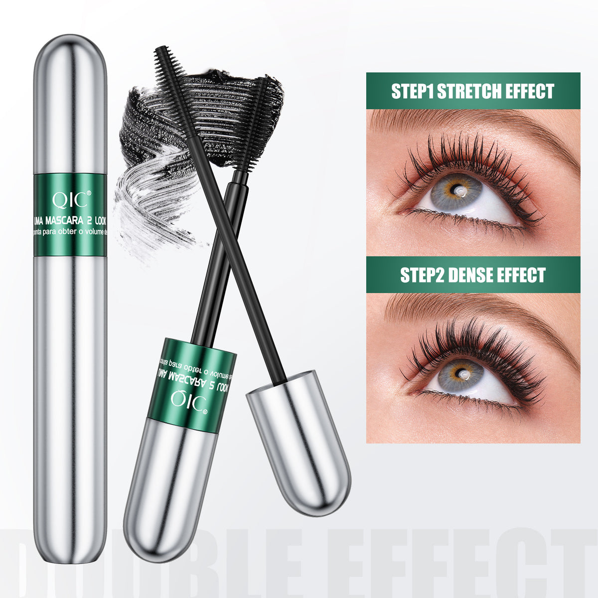 Waterproof long thick curly non-blooming mascara - Rockint